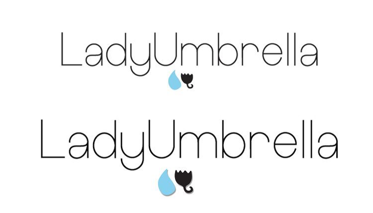 Logo Design LadyUmbrella - Ireland
