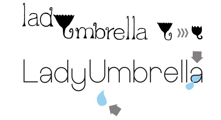 Logo Design - LadyUmbrella - Ireland