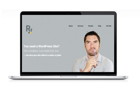 Web Design Robert Ryan Homepage