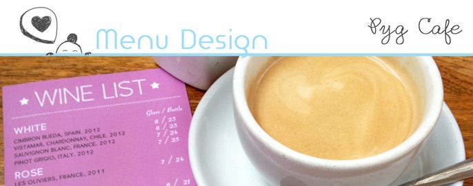 Drinks Menu Design - PygCafe