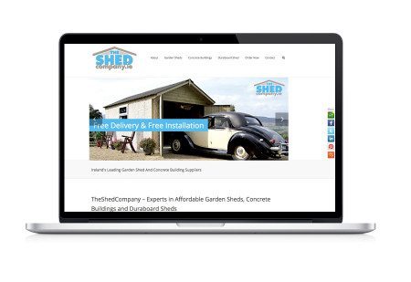 Web Design - Shed Company