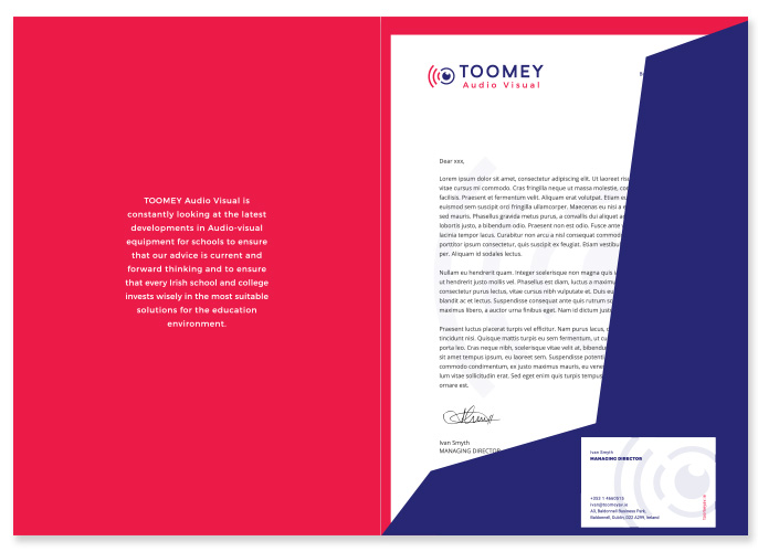 Branding and Logo Design - Toomey Ireland