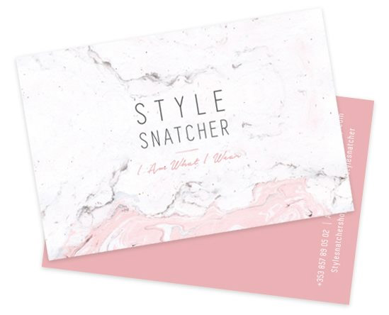 Business Card Design - Fashion Company Ireland