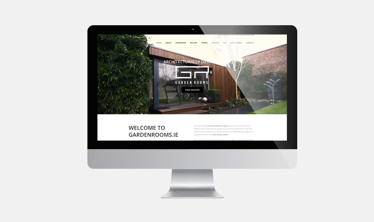 Garden Rooms - Web Design - Ireland