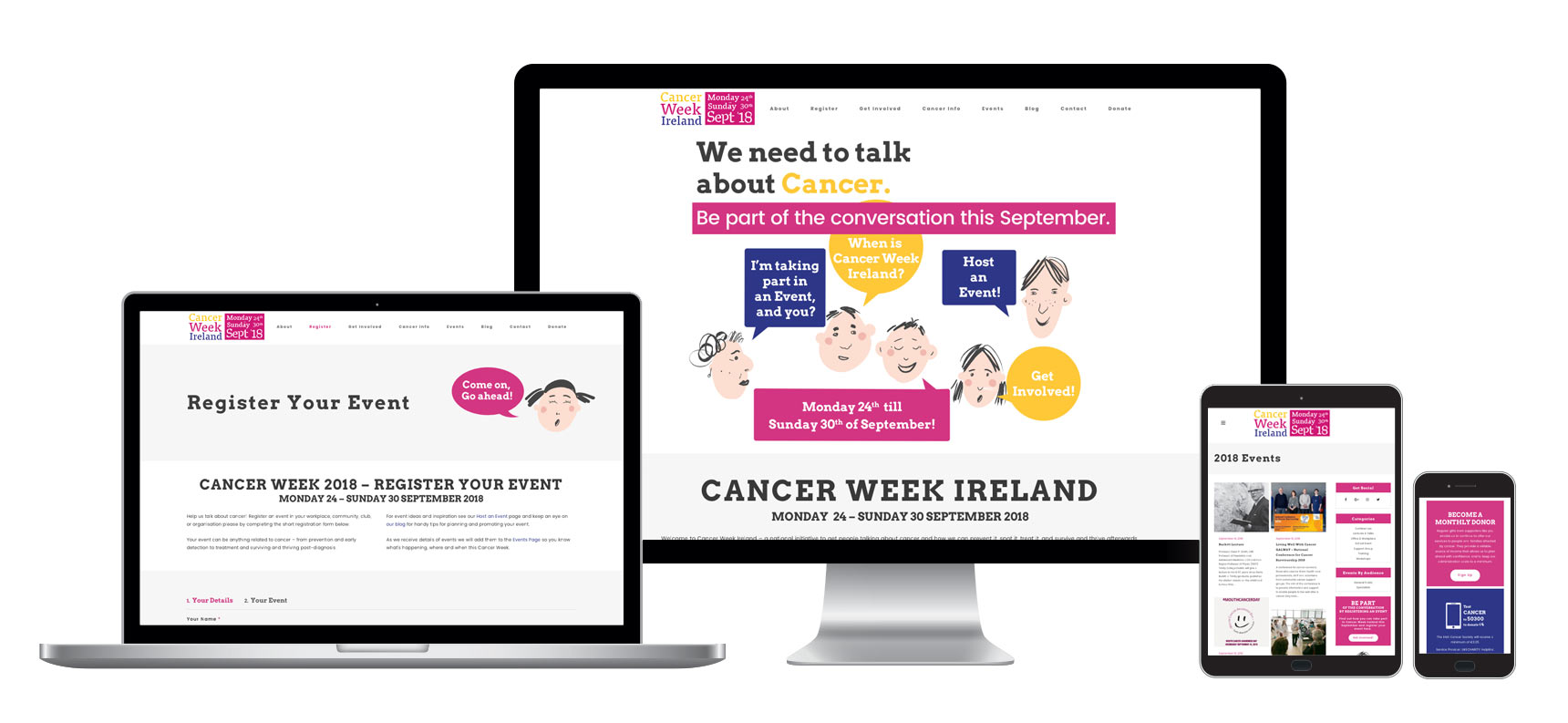 Web Design - NGO and Charity - Ireland