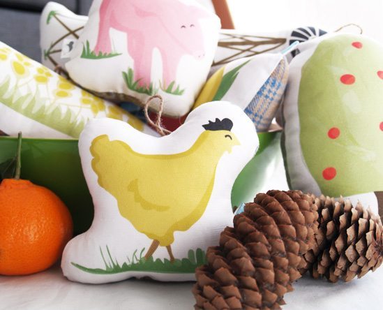 Illustrated Stuffed Cushion - Spoonflower